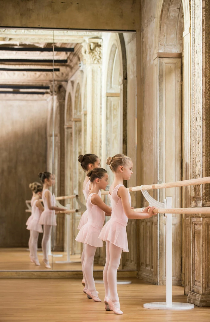 Brand new ๐งจ Fitness Domyos Leather Demi-Pointe ๐ Shoes, ๐ง Girls' ๐คฉ 5 Fitness Domyos Leather Demi-Pointe Shoes, Girls'