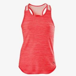 Domyos Fitness Girls' Gym Tank Top Breathable Synthetic S500