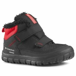 Quechua Kids' Snow Hiking Warm Rip-Tab Mid Shoes SH100