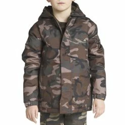 Solognac Tops 100 Camouflage Hunting Jacket Kids'