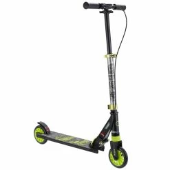 Oxelo Decathlon MID5 Foldable Scooter W/ Suspension & Hand Brake Kids 3'6 To 4'9