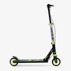 Oxelo Decathlon MID5 Foldable Scooter W/ Suspension & Hand Brake Kids 3'6 To 4'9