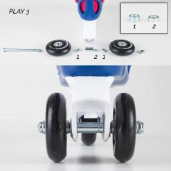 Decathlon Oxelo Inline Skate Stability Axle Kit For PLAY 3 & 5 Kids Skates