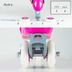 Decathlon Oxelo Inline Skate Stability Axle Kit For PLAY 3 & 5 Kids Skates