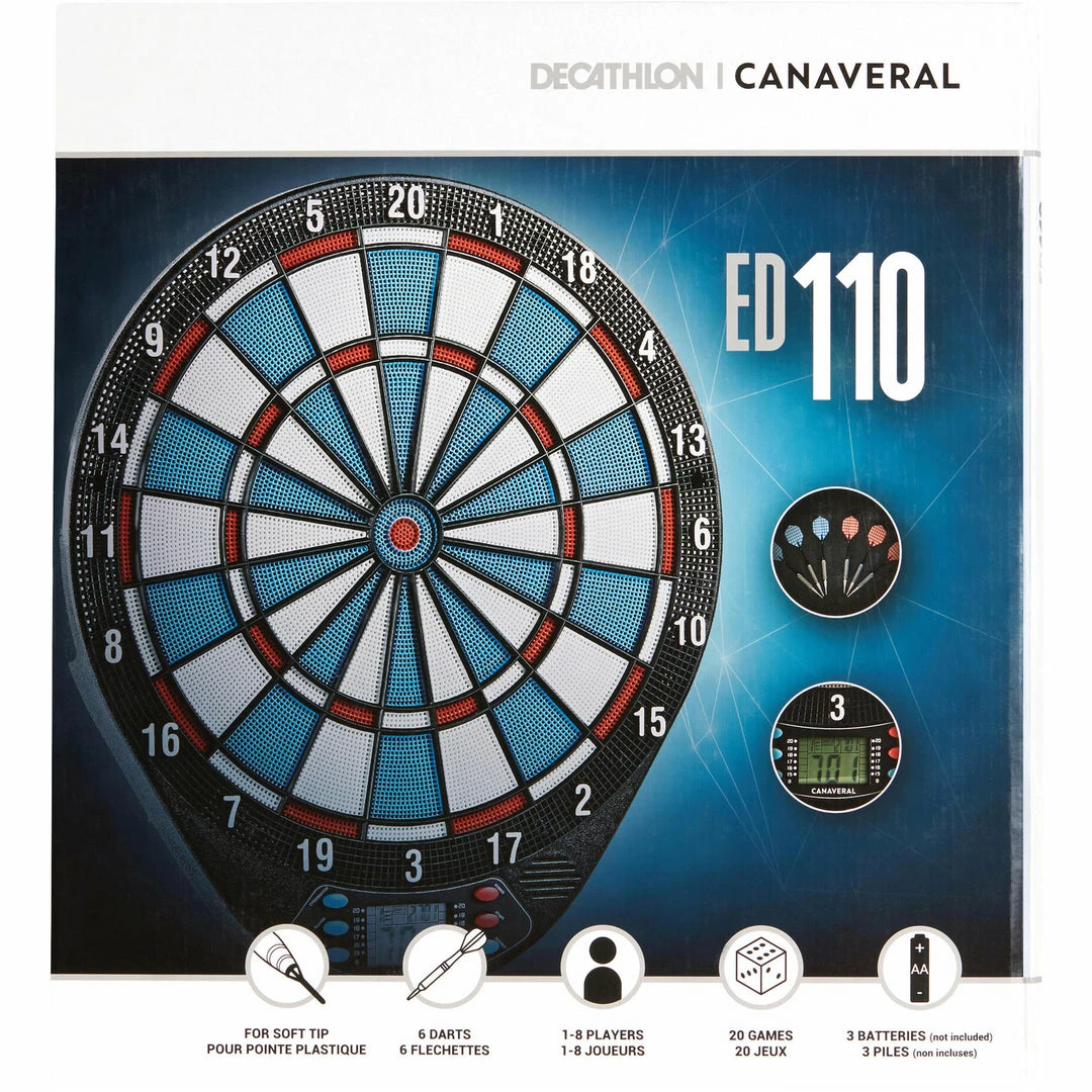 New ⌛ Canaveral Toys & Games ED110 Electronic Dartboard 🔔 4 Canaveral Toys & Games ED110 Electronic Dartboard