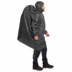 Brand new 🔔 Forclaz 40 L Hiking Rain Poncho 🥰 42 Forclaz 40 L Hiking Rain Poncho