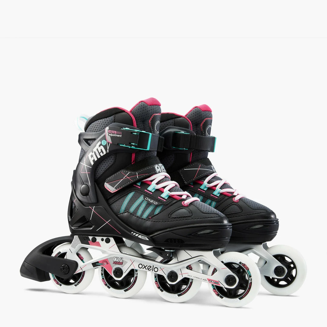 Best deal 🔥 Oxelo Skates Decathlon FIT5 Inline Adjustable Roller Skate Aluminium 76mm 80A Kids 🎉 5 Oxelo Skates Decathlon FIT5 Inline Adjustable Roller Skate Aluminium 76mm 80A Kids