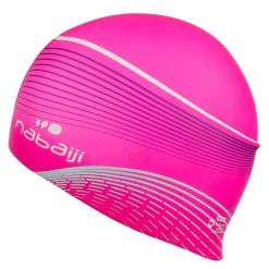 Nabaiji Silicone Swim Cap TERM BLACK Swimming