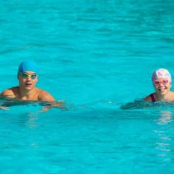 Nabaiji Swimming Mesh Fabric Swim Cap