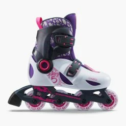 Decathlon Oxelo Play 5 Inline Roller Skate 63mm 82A Kids