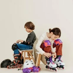 Decathlon Oxelo Play 5 Inline Roller Skate 63mm 82A Kids