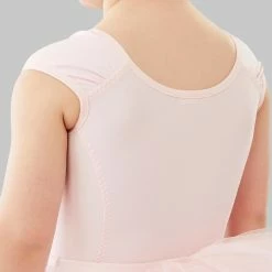 Starever Fitness Domyos Short-Sleeved Ballet Leotard Girls'