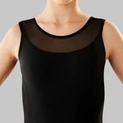 Starever Fitness Girls' Mixed Media Ballet Leotard - Blue