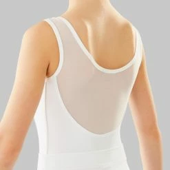 Starever Fitness Girls' Mixed Media Ballet Leotard - Blue