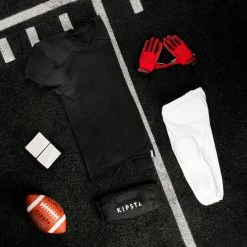 Kipsta Shirts AF 550 Adult American Football Jersey - Black