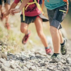 Quechua MH120, Mid Velcro Hiking Boots, Kids' Footwear