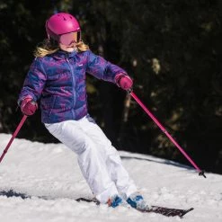 Wedze SKI 100, Ski And Snowboard, Puffer Reversible Jacket, Kids'