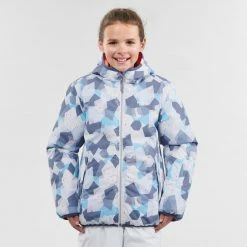 Wedze SKI 100, Ski And Snowboard, Puffer Reversible Jacket, Kids'