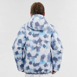 Wedze SKI 100, Ski And Snowboard, Puffer Reversible Jacket, Kids'