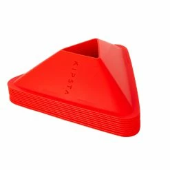 Kipsta Soccer Flat Training Markers 10-Pack Run