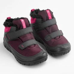Quechua Kids' Snow Hiking Warm Rip-Tab Mid Shoes SH100