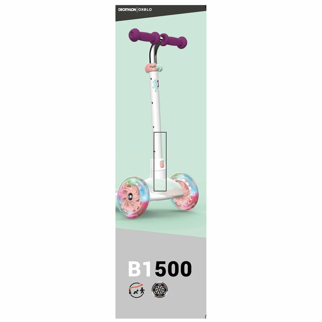 Best deal 🔥 Skates Decathlon Oxelo B1 500 Adjustable Scooter W/ Light-Up Wheels Kids 2'6 To 3'9 😍 25 Skates Decathlon Oxelo B1 500 Adjustable Scooter W/ Light-Up Wheels Kids 2'6 To 3'9
