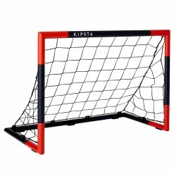 Kipsta SG 500 Size 5 Football Goal - Navy/Vermilion Red