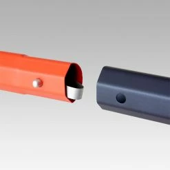 Kipsta SG 500 Size 5 Football Goal - Navy/Vermilion Red