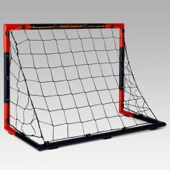 Kipsta SG 500 Size 5 Football Goal - Navy/Vermilion Red