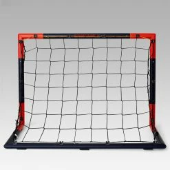 Kipsta SG 500 Size 5 Football Goal - Navy/Vermilion Red