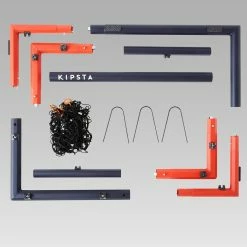 Kipsta SG 500 Size 5 Football Goal - Navy/Vermilion Red