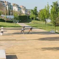 Decathlon Oxelo Quad Vintage Style Roller Skate 60mm 85A Adult