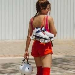 Decathlon Oxelo Quad Vintage Style Roller Skate 60mm 85A Adult