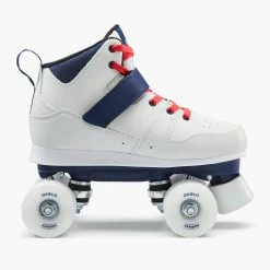 Decathlon Oxelo Quad Vintage Style Roller Skate 60mm 85A Adult
