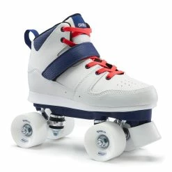 Decathlon Oxelo Quad Vintage Style Roller Skate 60mm 85A Adult