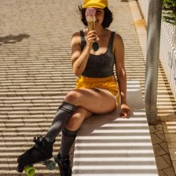 Decathlon Oxelo Quad Vintage Style Roller Skate 60mm 85A Adult