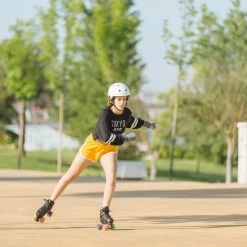 Decathlon Oxelo Quad Vintage Style Roller Skate 60mm 85A Adult