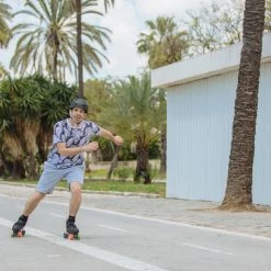 Decathlon Oxelo Quad Vintage Style Roller Skate 60mm 85A Adult