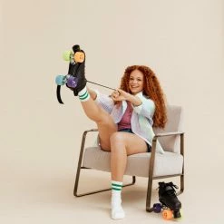 Decathlon Oxelo Quad Vintage Style Roller Skate 60mm 85A Adult