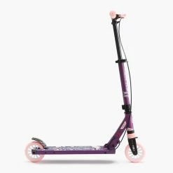 Oxelo Decathlon MID5 Foldable Scooter W/ Suspension & Hand Brake Kids 3'6 To 4'9