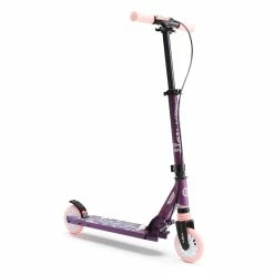 Oxelo Decathlon MID5 Foldable Scooter W/ Suspension & Hand Brake Kids 3'6 To 4'9