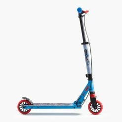 Oxelo Decathlon MID5 Foldable Scooter W/ Suspension & Hand Brake Kids 3'6 To 4'9
