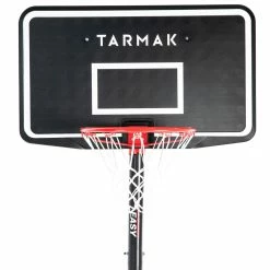 Tarmak Team Basketball Hoop With Adjustable And Foldable Stand (from 2.20 To 3.05m) B100 Easy - Black