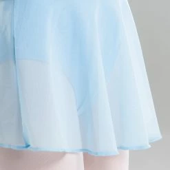 Starever Girls' Voile Ballet Skirt - Sky Blue