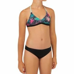 Olaian Deals Girl's Surf Swimsuit Panty Malou 500