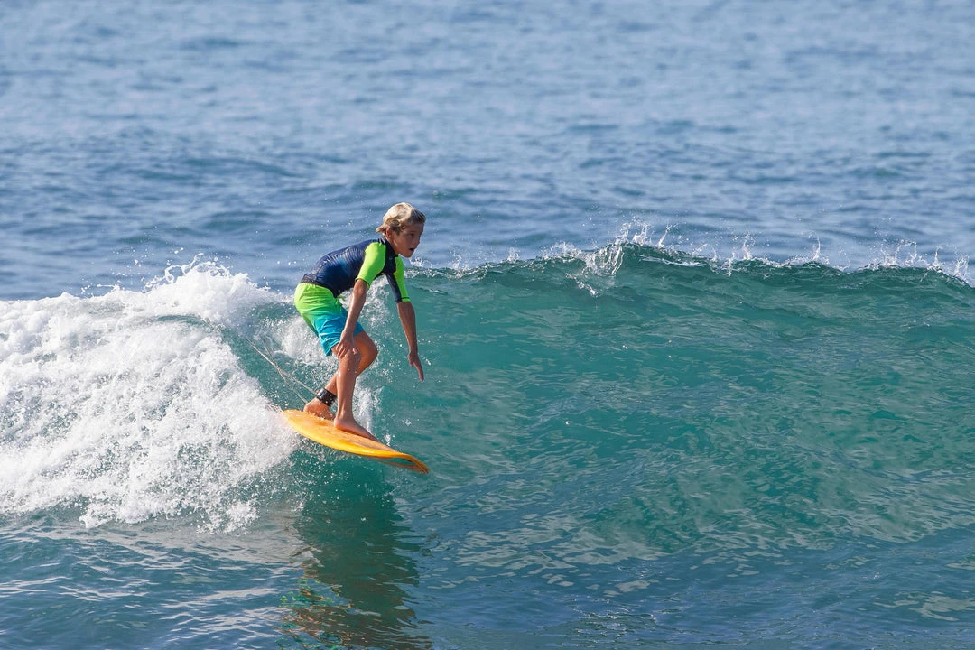 Flash Sale 🔥 Olaian Deals UV Rash Guard Surf Top Kids' 😉 16 Olaian Deals UV Rash Guard Surf Top Kids'