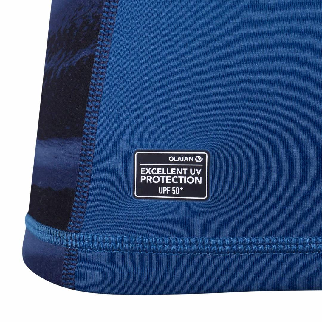 Flash Sale 🔥 Olaian Deals UV Rash Guard Surf Top Kids' 😉 10 Olaian Deals UV Rash Guard Surf Top Kids'