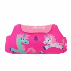 Nabaiji Kids' Swimming Adjustable Pool Armbands-waistband 15 To 30 Kg TISWIM “Tiger” Blue