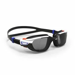 Nabaiji SPIRIT 500 ADULT SWIMMING GOGGLES - SMOKED LENSES - BLACK / RED / BEIGE