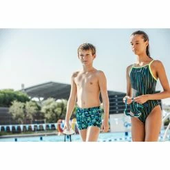 Nabaiji Fitib 500 Boxer Bathing Suit Boys'